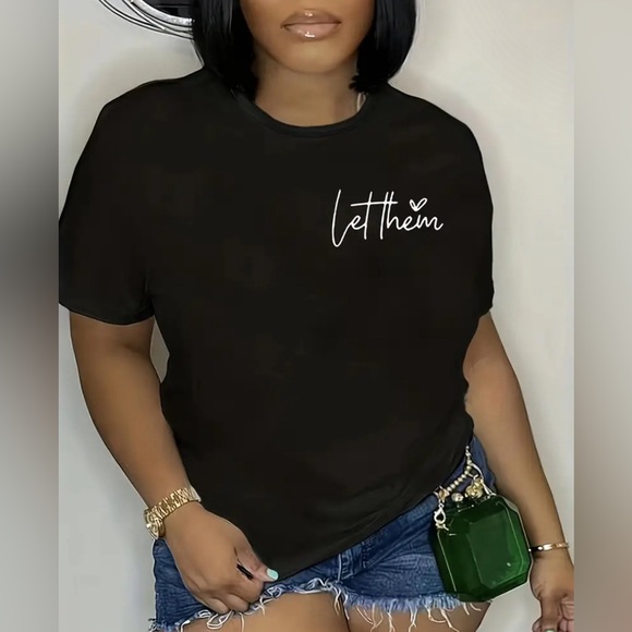 Let Them T-Shirt regular and plus size - Picture 2 of 5